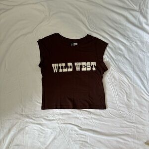 H&M Divided Brown Top